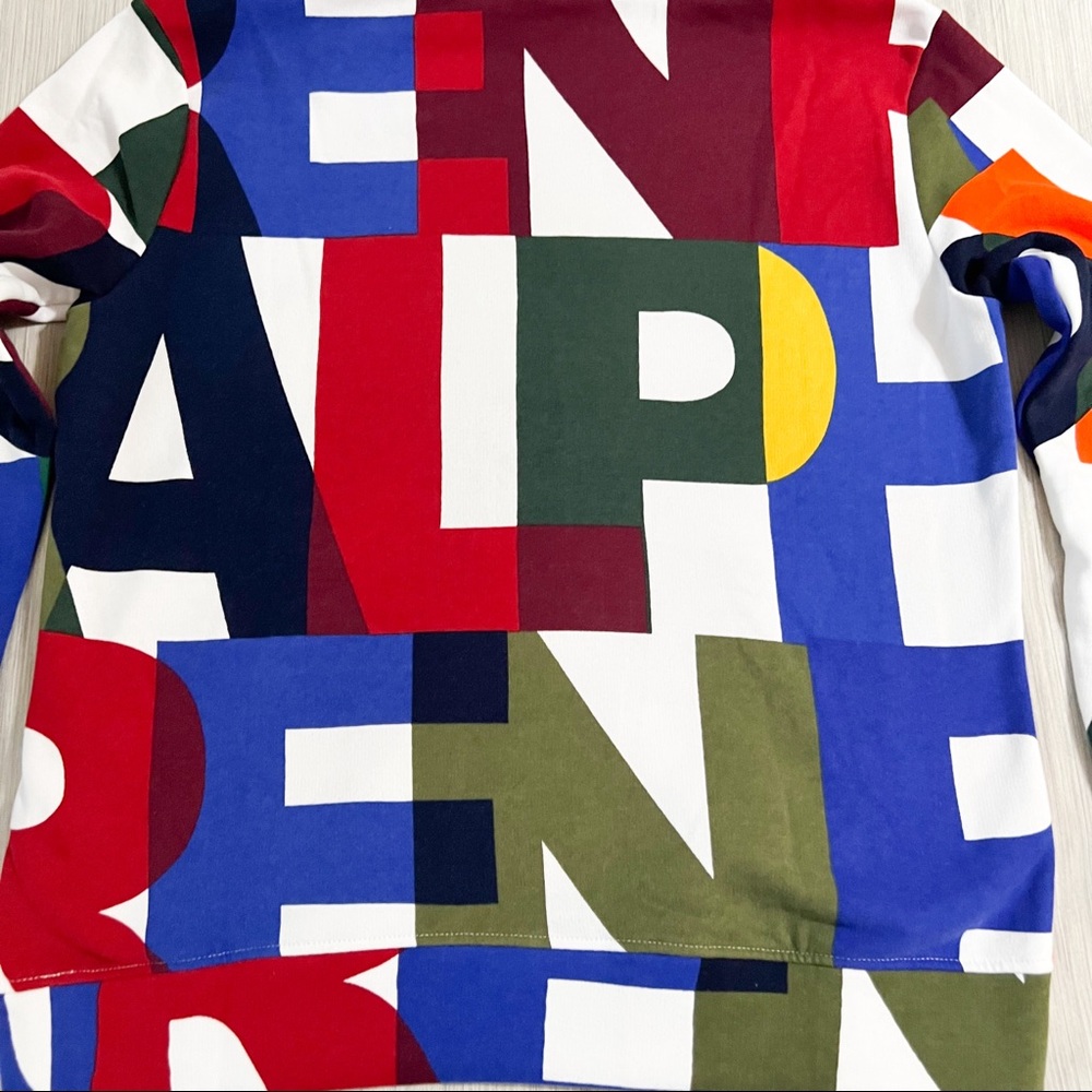 Polo Ralph Lauren Multicolor MONOGRAM LOGO Hooded Sweatshirt - Picture 6 of 16